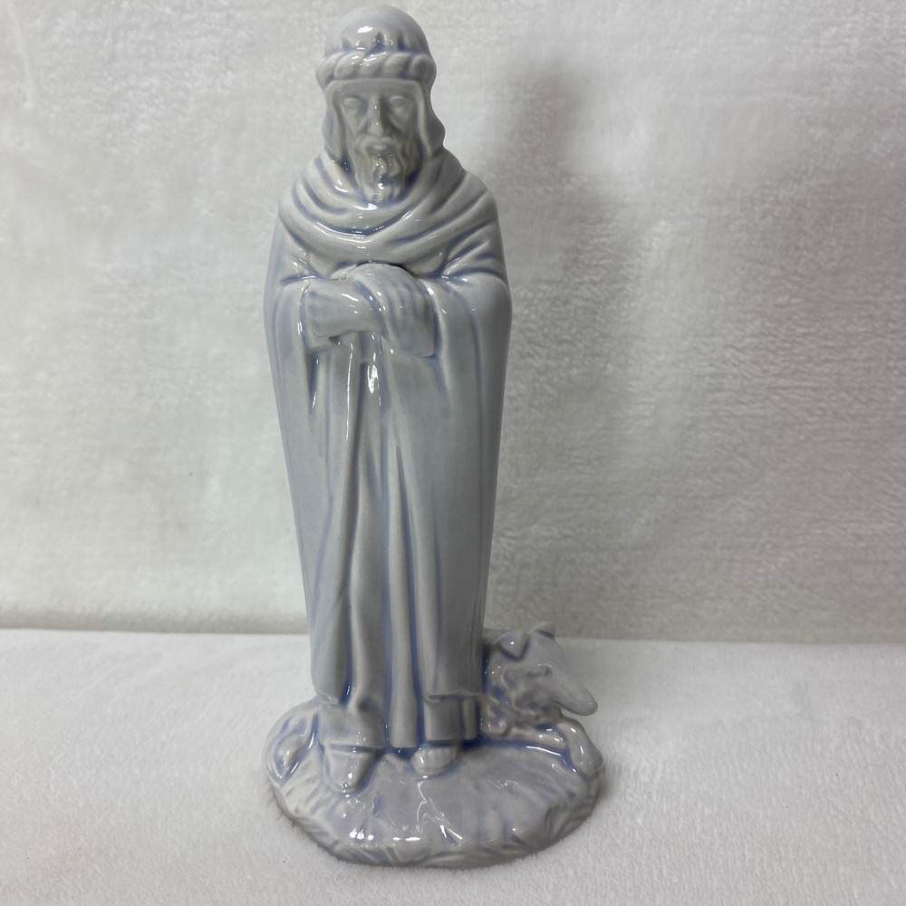 VTG '76 Holland Mold Ceramic Shephard Figurine‎ Christmas Nativity Scene